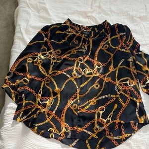 Flowy Versace Vibes Blouse